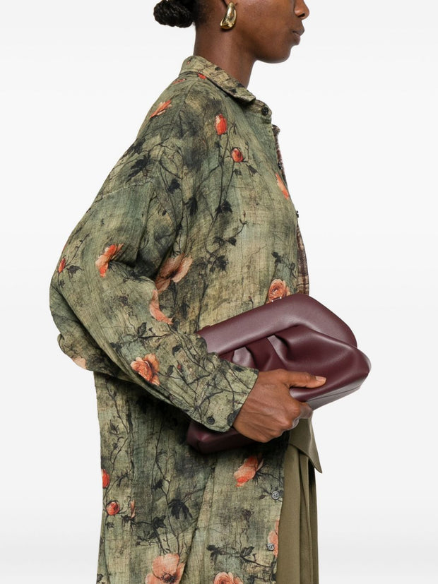 THEMOIRE' Tia Clutch Bag - Bordeaux