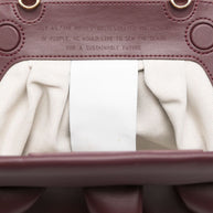 THEMOIRE' Tia Clutch Bag - Bordeaux