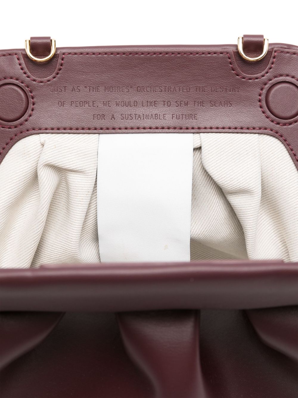 THEMOIRE' Tia Clutch Bag - Bordeaux