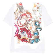 Comme Comme Printed T-shirt White