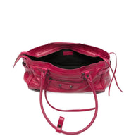 Balenciaga Le City East West Leather Shoulder Bag