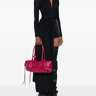 Balenciaga Le City East West Leather Shoulder Bag