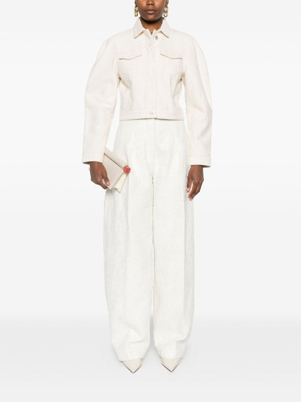 JACQUEMUS La Veste De-Nimes Denim Jacket - White