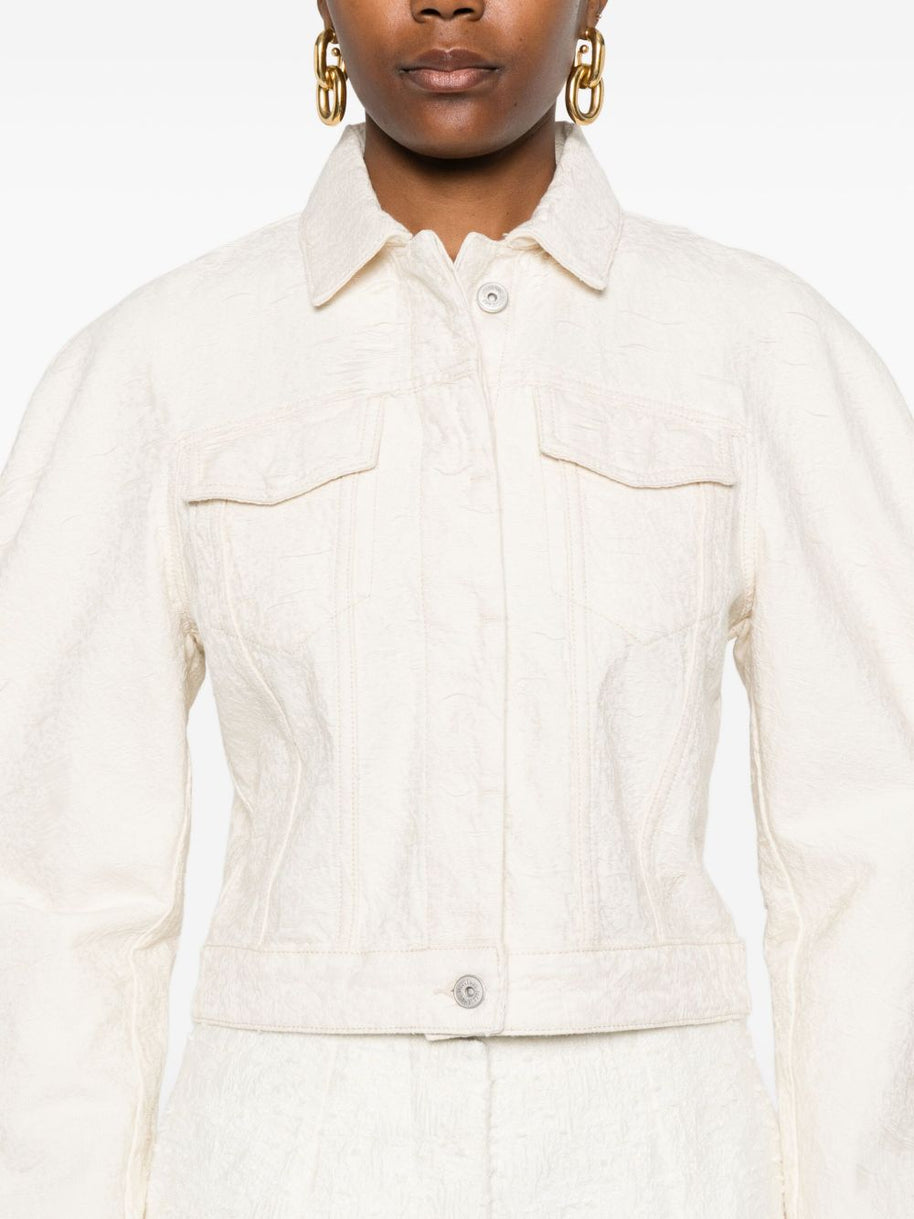 JACQUEMUS La Veste De-Nimes Denim Jacket - White