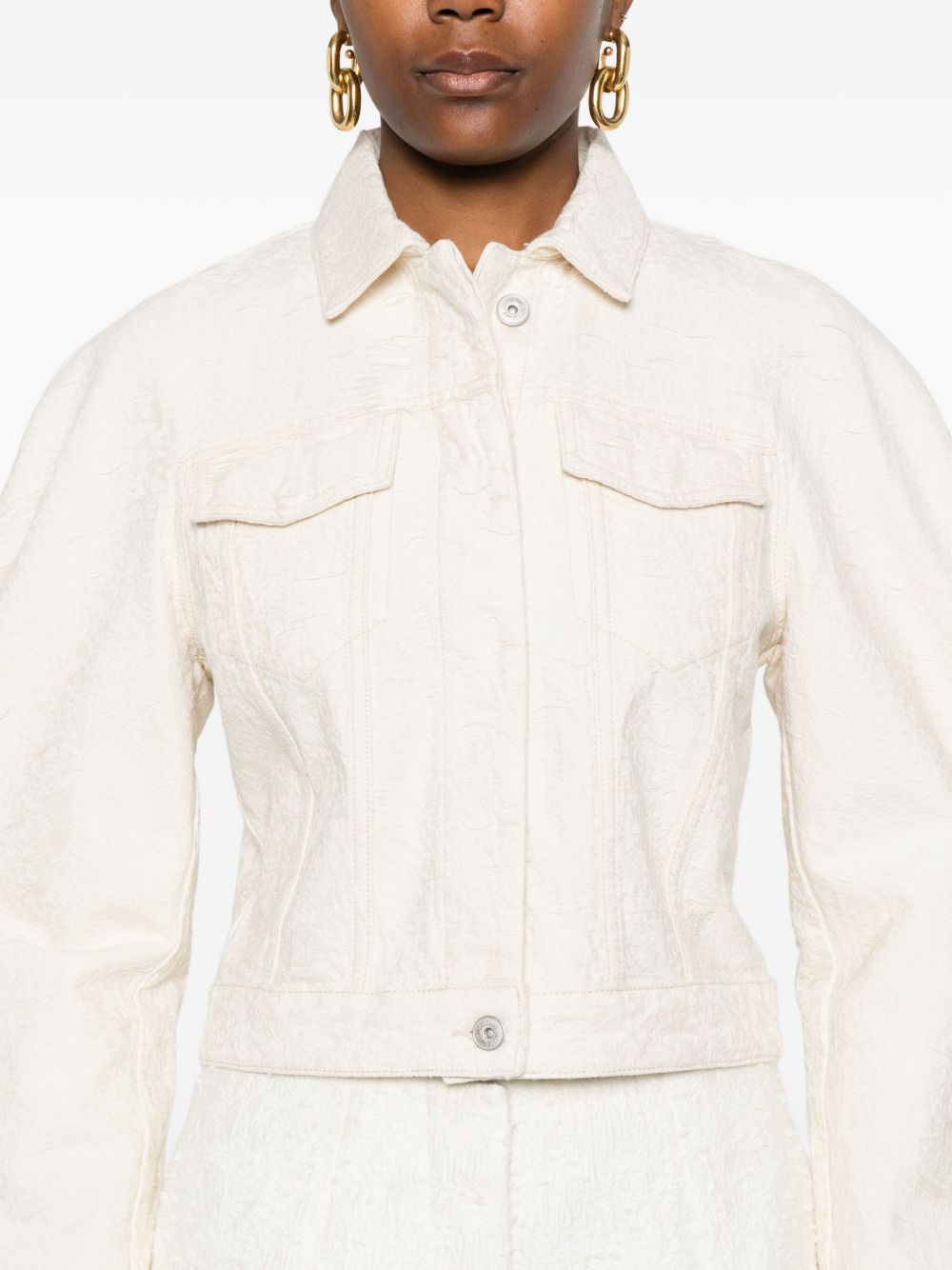 JACQUEMUS La Veste De-Nimes Denim Jacket - White