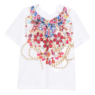 Comme Comme Printed T-shirt White