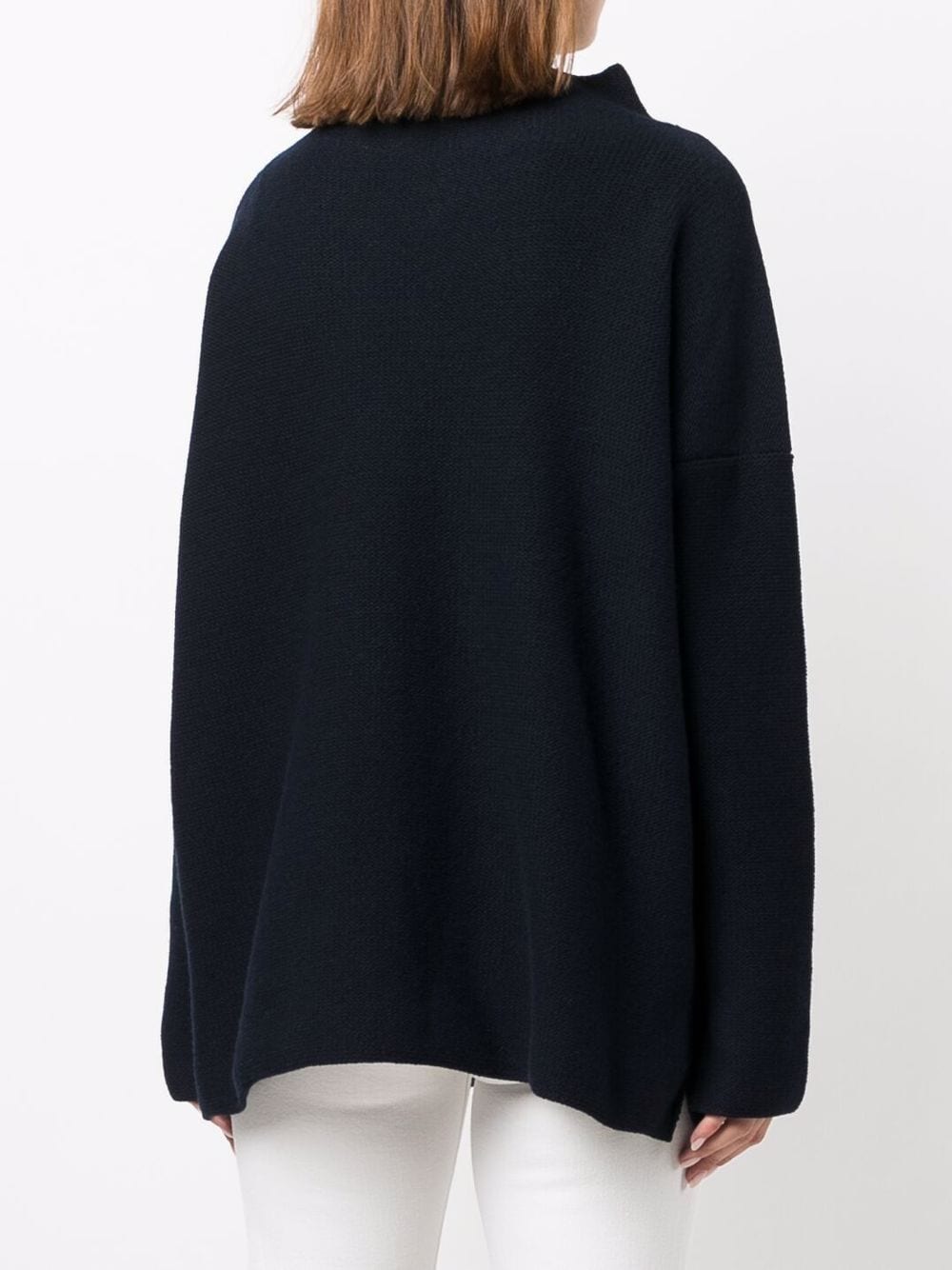 Daniela Gregis Wool Turtle-neck Sweater - Blue