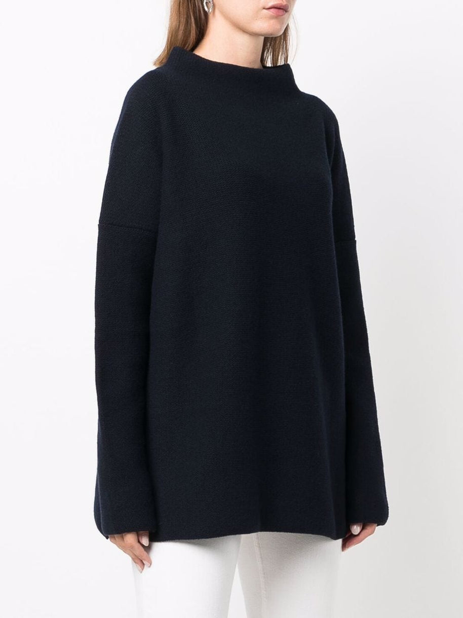 Daniela Gregis Wool Turtle-neck Sweater - Blue