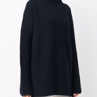 Daniela Gregis Wool Turtle-neck Sweater - Blue
