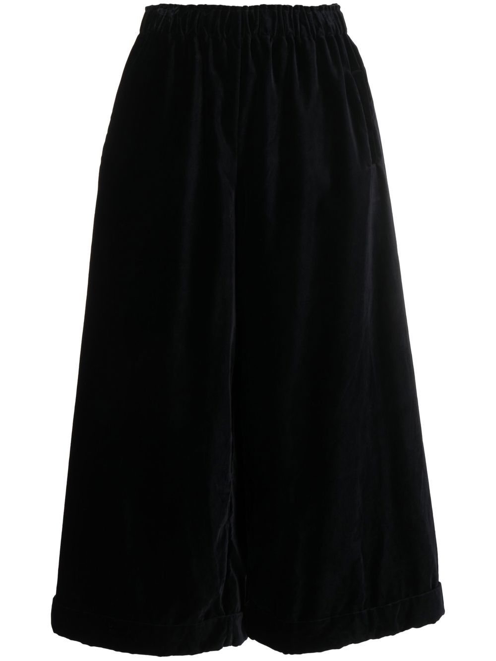 Daniela Gregis Cotton Wide Leg Trousers - Blue