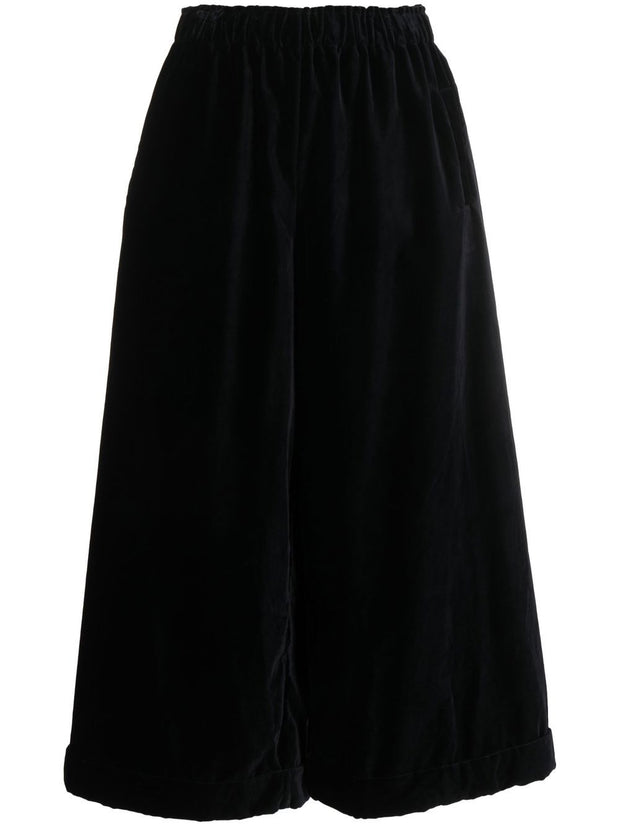 Daniela Gregis Cotton Wide Leg Trousers - Blue