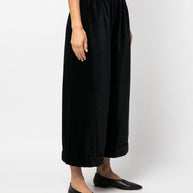 Daniela Gregis Cotton Wide Leg Trousers - Blue