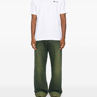 Off White Ink Arrow Cotton T-shirt - White