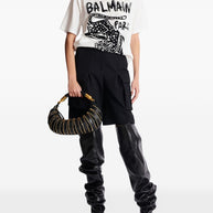 Balmain Leopard Print T-shirt - White
