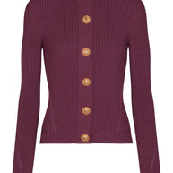 Balmain Sweaters Purple
