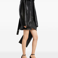 Courreges Vinyl Bomber Jacket - Black