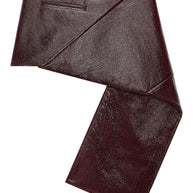 Courreges Vinyl Mini Skirt - Bordeaux