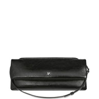 Courreges Cuff Leather Clutch Bag - Black