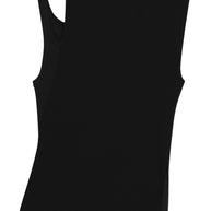Courreges 90'S Cotton Top - Black