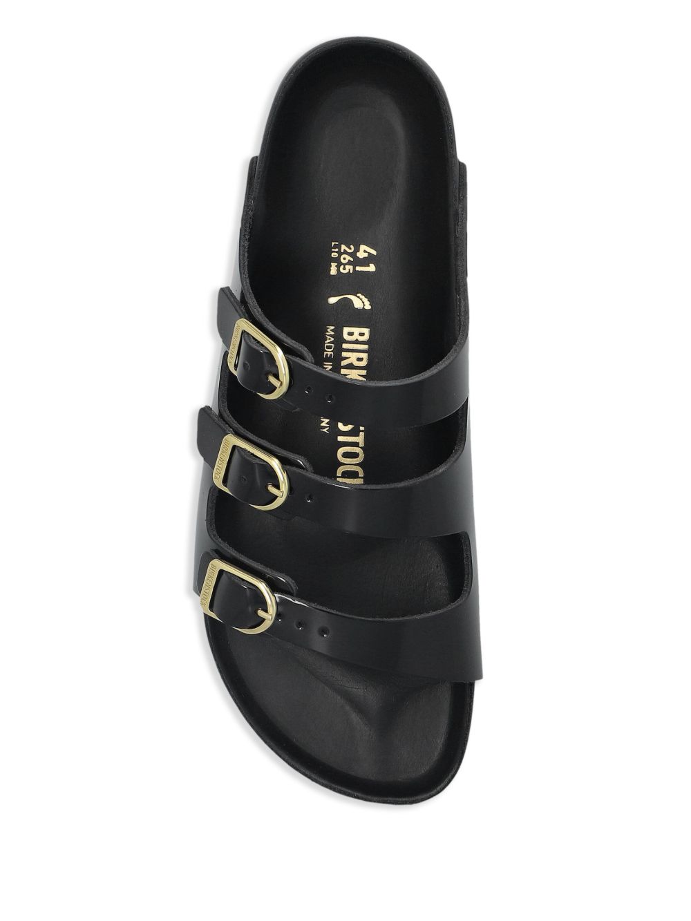 Birkenstock Florida Patent Leather Sandals Black
