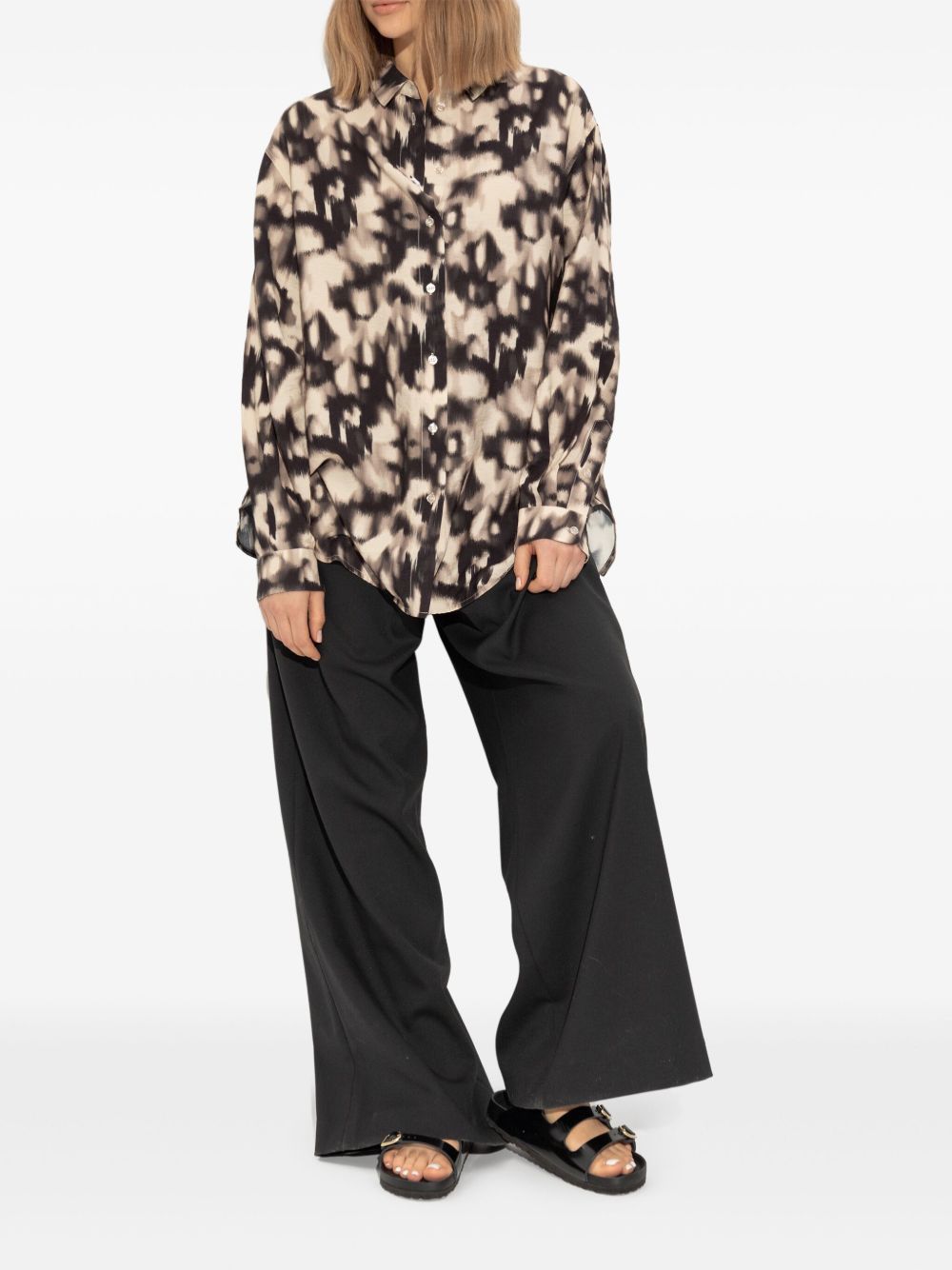 Birkenstock Florida Patent Leather Sandals Black