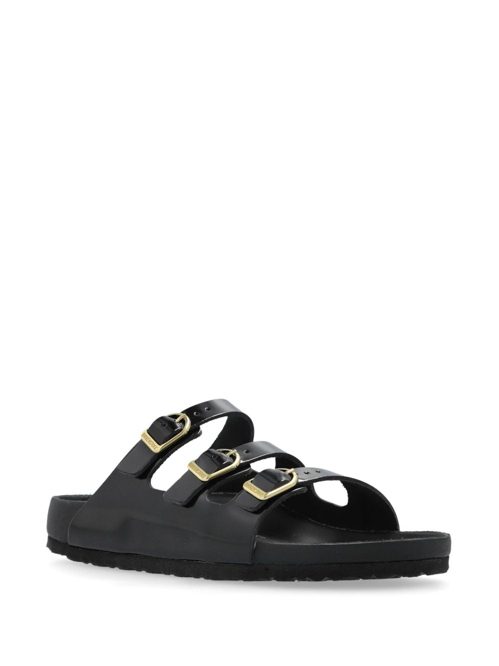 Birkenstock Florida Patent Leather Sandals Black