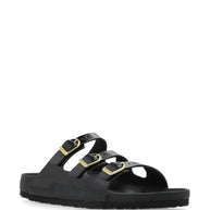 Birkenstock Florida Patent Leather Sandals Black