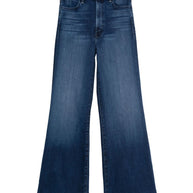 Mother The Hustler Roller Sneak Jeans Blue