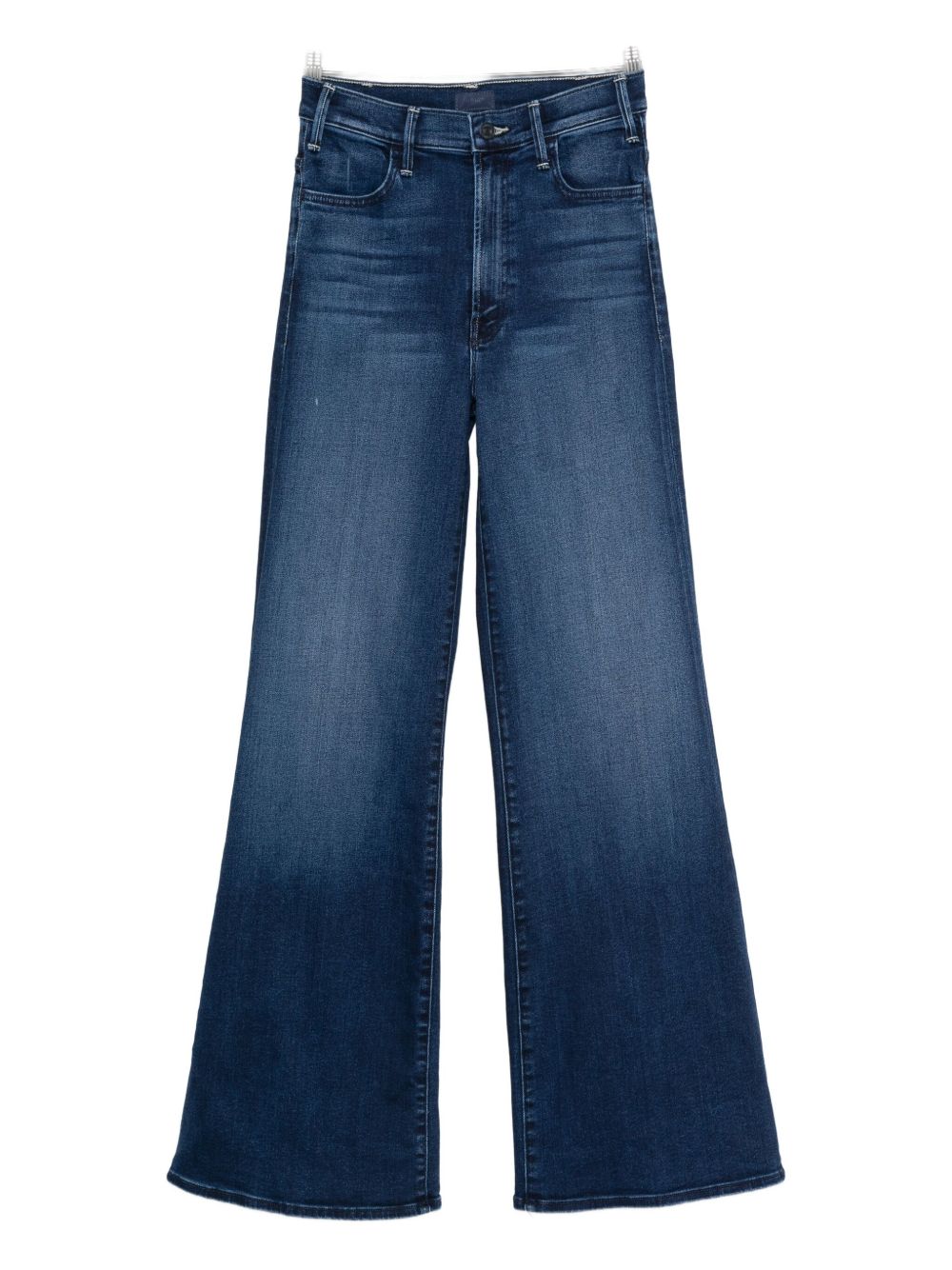 Mother The Hustler Roller Sneak Jeans Blue