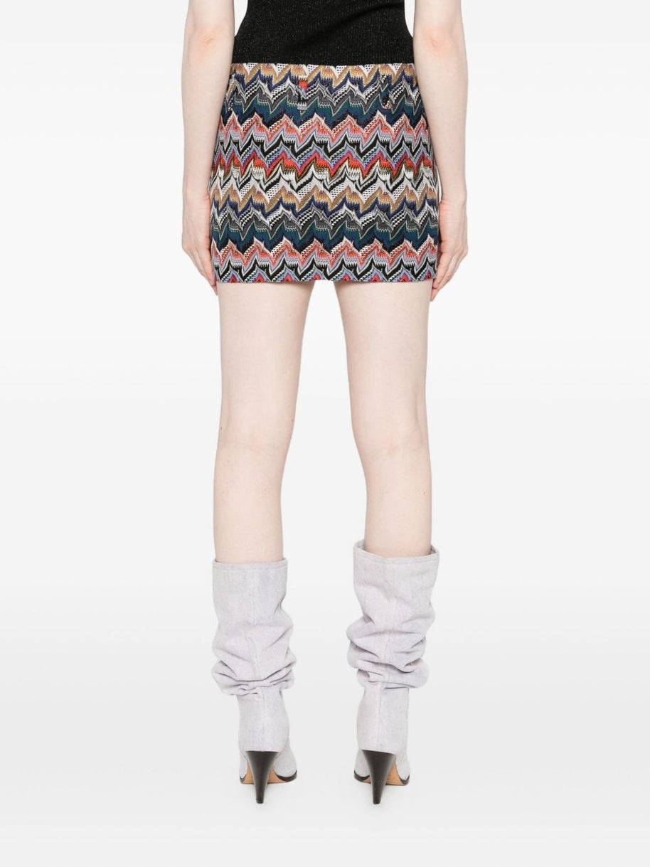 Missoni Wool Blend Mini Skirt -MultiColour