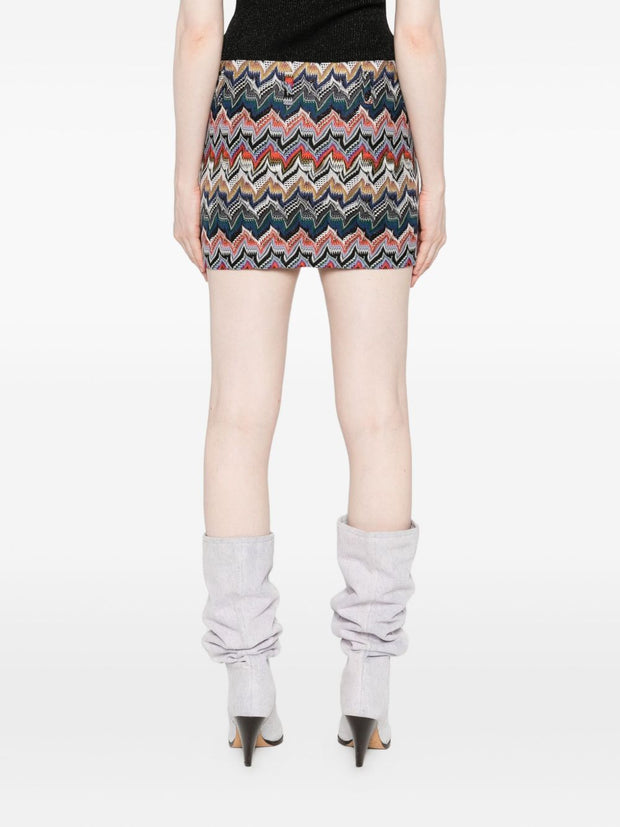 Missoni Wool Blend Mini Skirt MultiColour