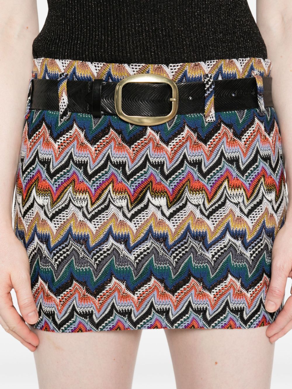 Missoni Wool Blend Mini Skirt MultiColour