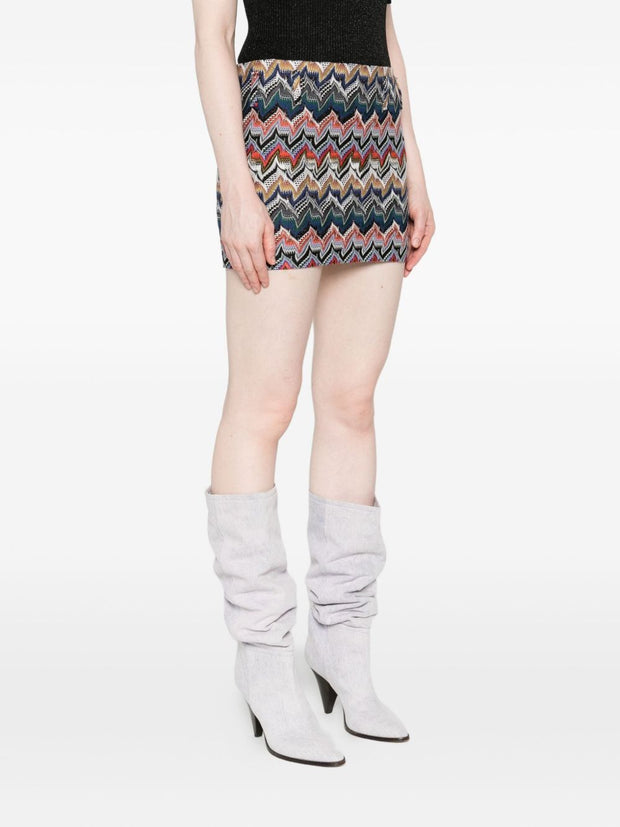 Missoni Wool Blend Mini Skirt -MultiColour