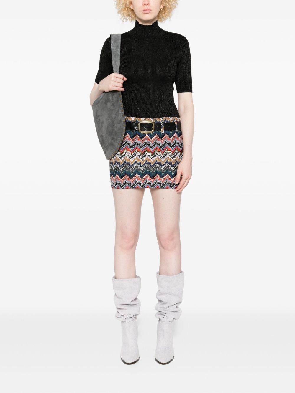 Missoni Wool Blend Mini Skirt MultiColour