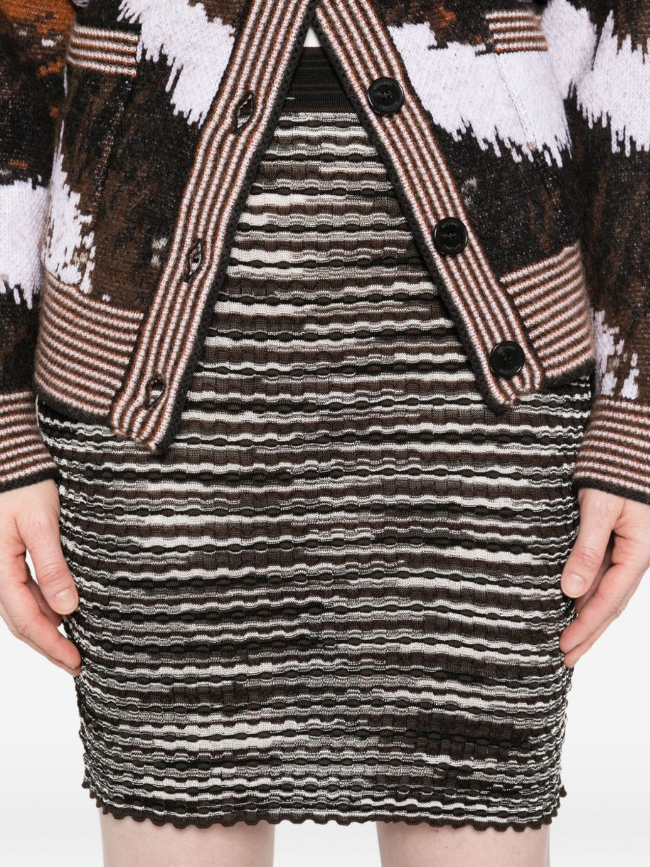 Missoni Wool Blend Skirt - Brown