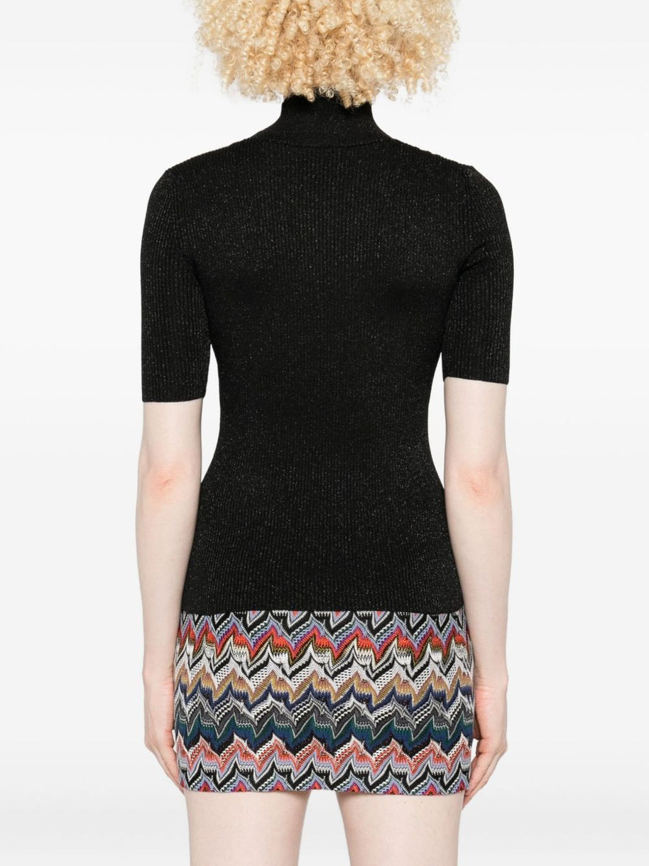 Missoni Ribbed Turtle-neck Sweater - Black
