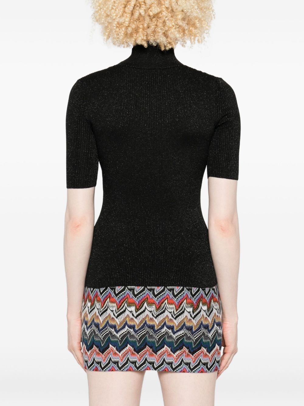 Missoni Ribbed Turtle-neck Sweater - Black