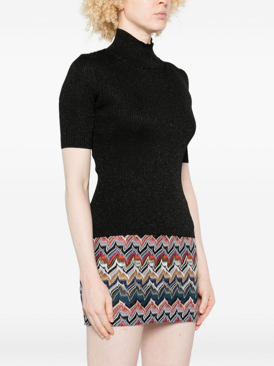Missoni Ribbed Turtle-neck Sweater - Black
