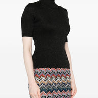 Missoni Ribbed Turtle-neck Sweater - Black