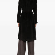 Tagliatore Wool Double-breasted Coat Brown