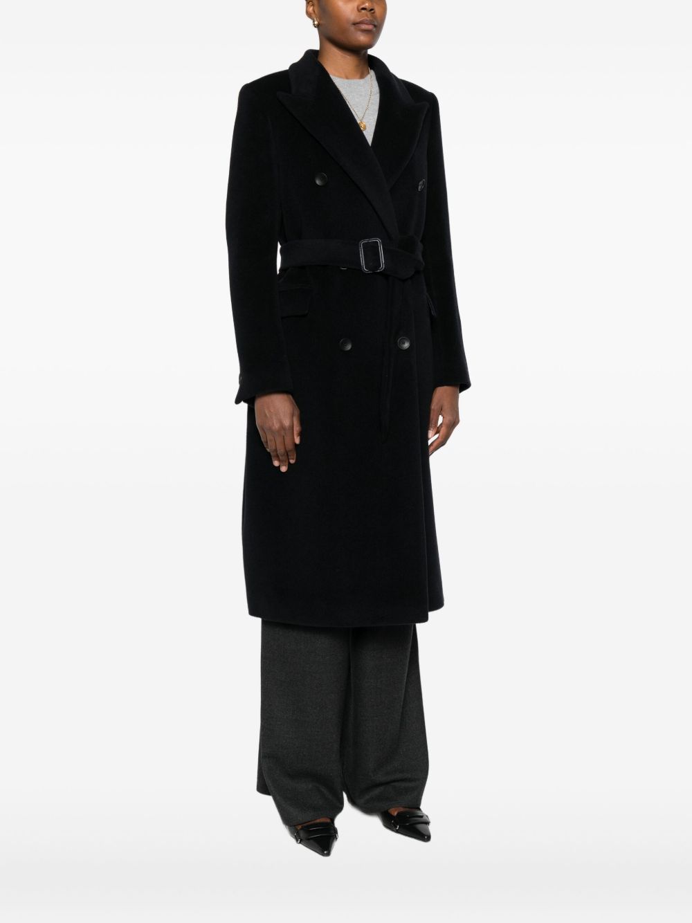 Tagliatore Wool Double-bteasted Coat - Blue