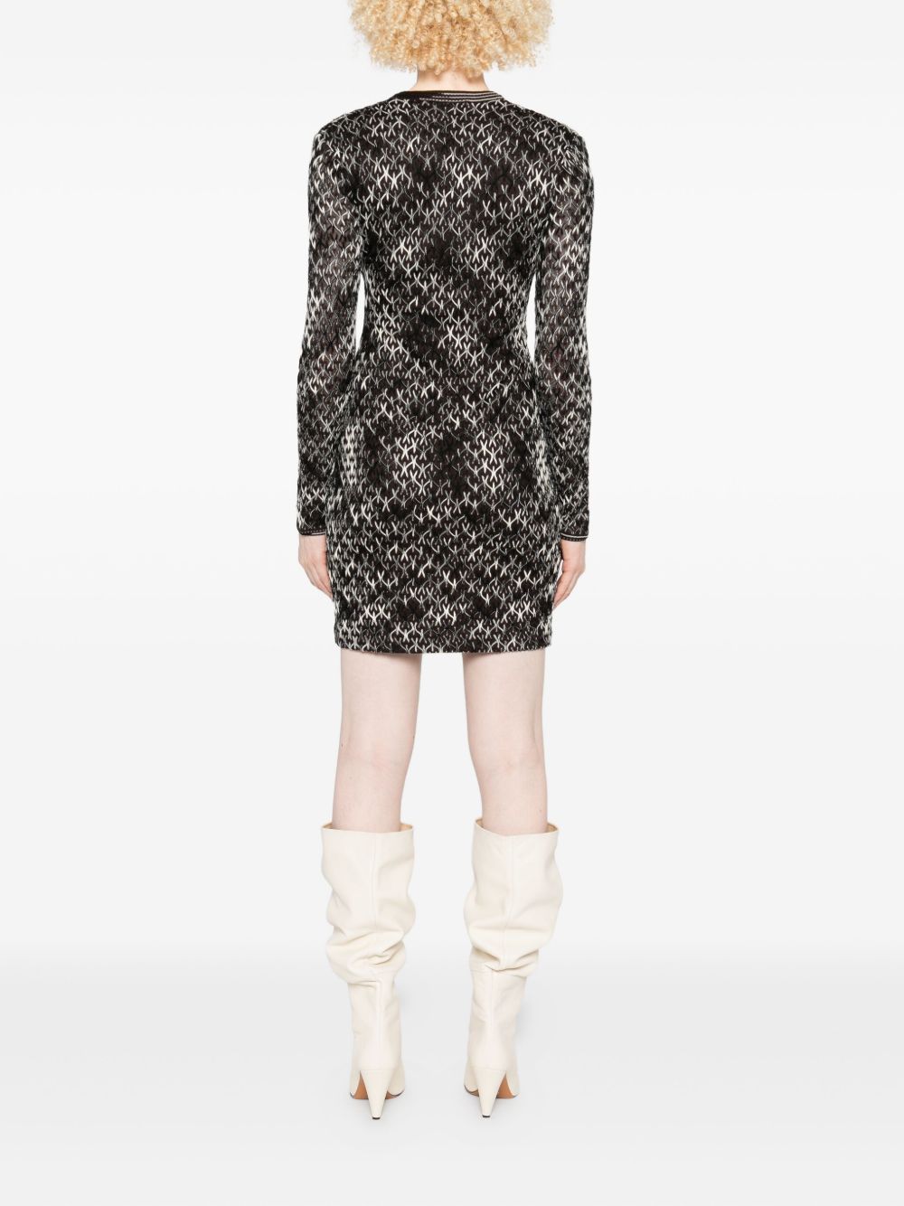 Missoni Wool Blend Short Dress Brown