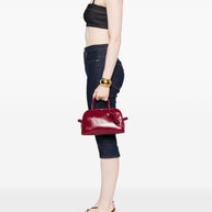 JACQUEMUS Le Petit Turismo Handbag - Bordeaux