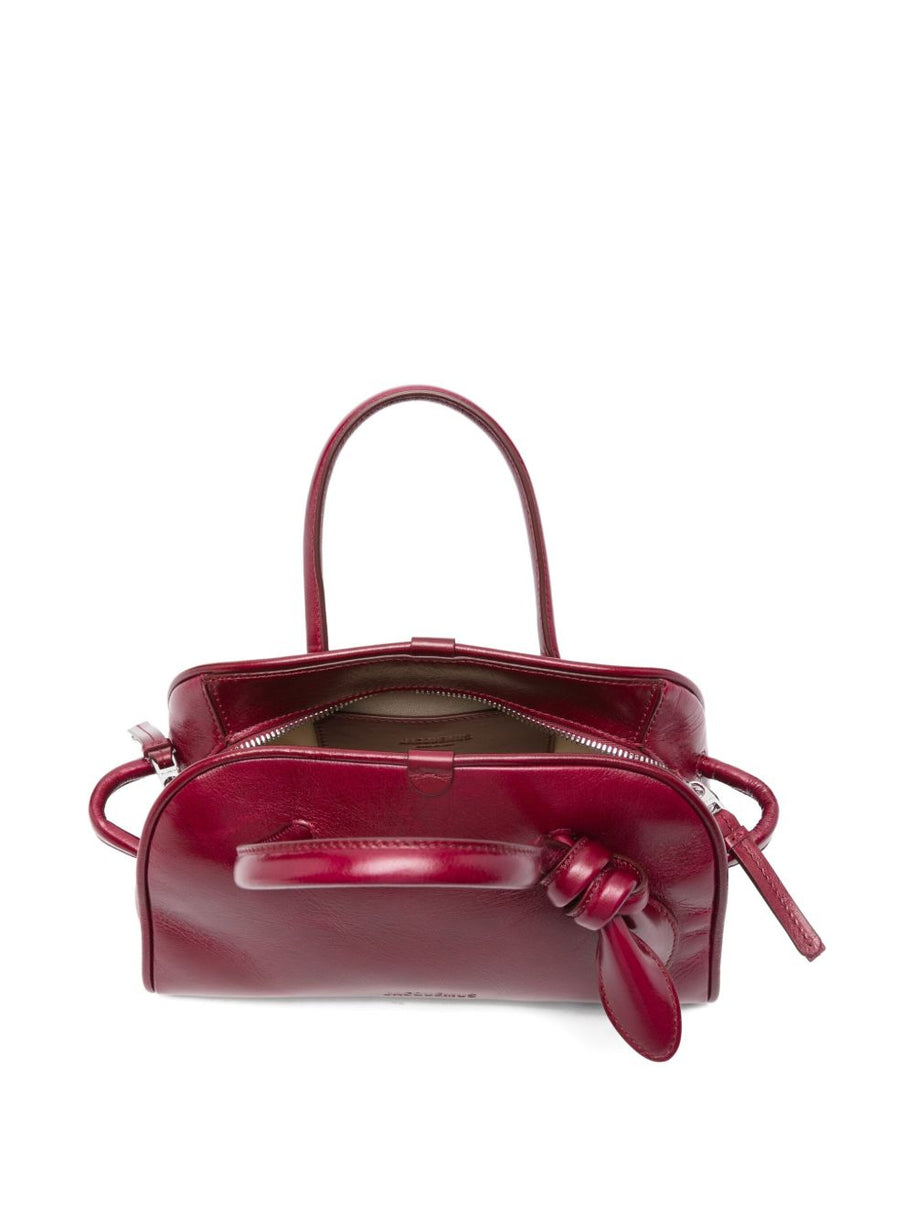 JACQUEMUS Le Petit Turismo Handbag - Bordeaux