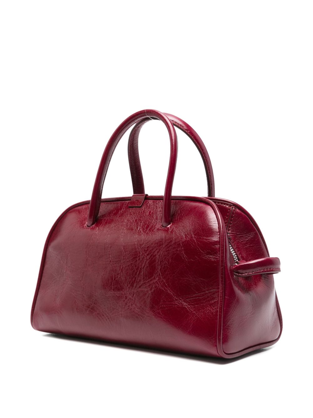 JACQUEMUS Le Petit Turismo Handbag - Bordeaux