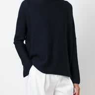 Daniela Gregis Wool Turtle-neck Sweater - Blue