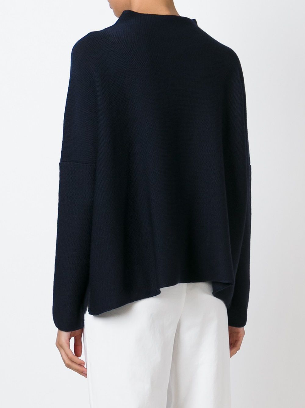 Daniela Gregis Wool Turtle-neck Sweater - Blue