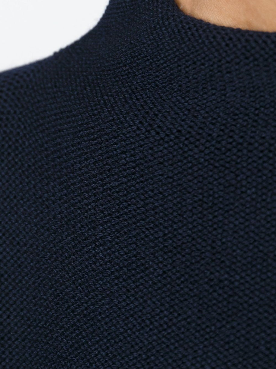 Daniela Gregis Wool Turtle-neck Sweater - Blue