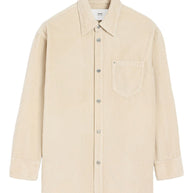 Ami Paris Cotton Overshirt - Ivory