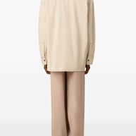 Ami Paris Cotton Overshirt - Ivory